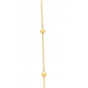 Gold chain 10kt, Chaine boules